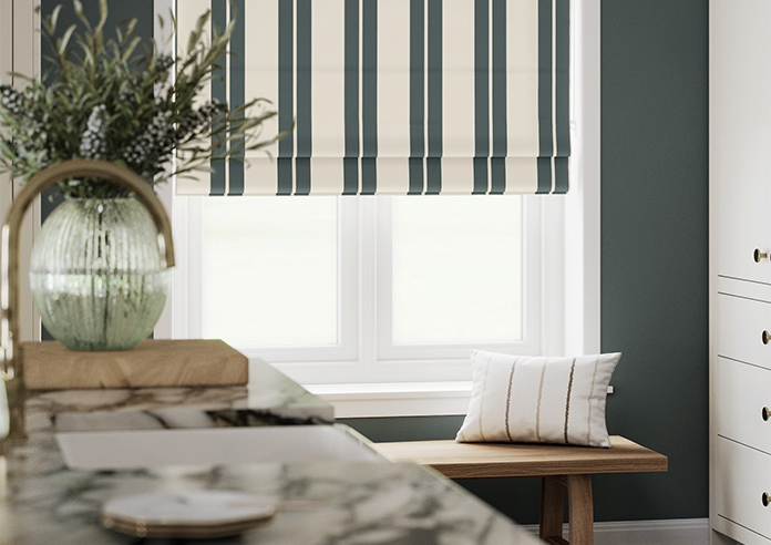 The British Stripe Co. Edward, Teignbridge No.1 - Roman Blind - Image 5